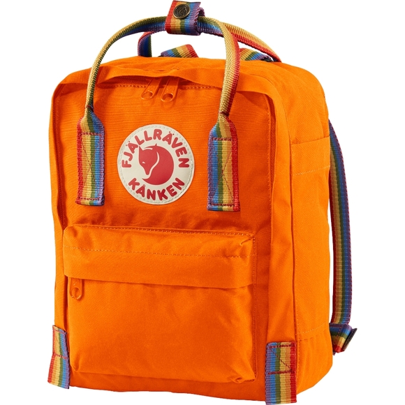 Fjallraven Kanken Rainbow Mini Burnt Orange NWT